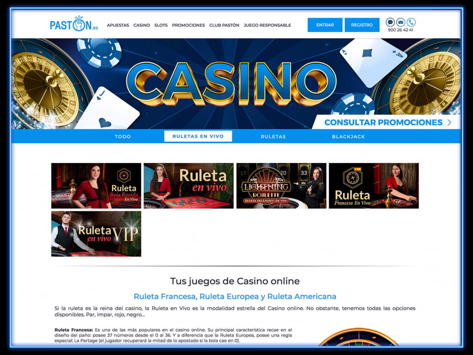 Casino online paston