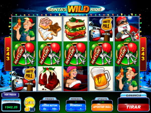 Símbolos de tragamonedas de Santa's Wild Ride Símbolos de tragamonedas de Santa's Wild Ride
