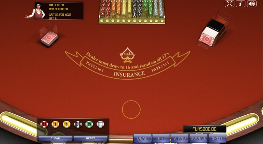 Blackjack Six Deck (Urgent Games) — Juega 100% gratis en modo demo 2 Blackjack de seis barajas