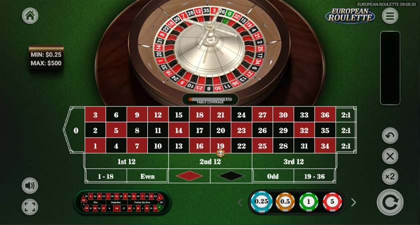 Ruleta Europea (Platipus)