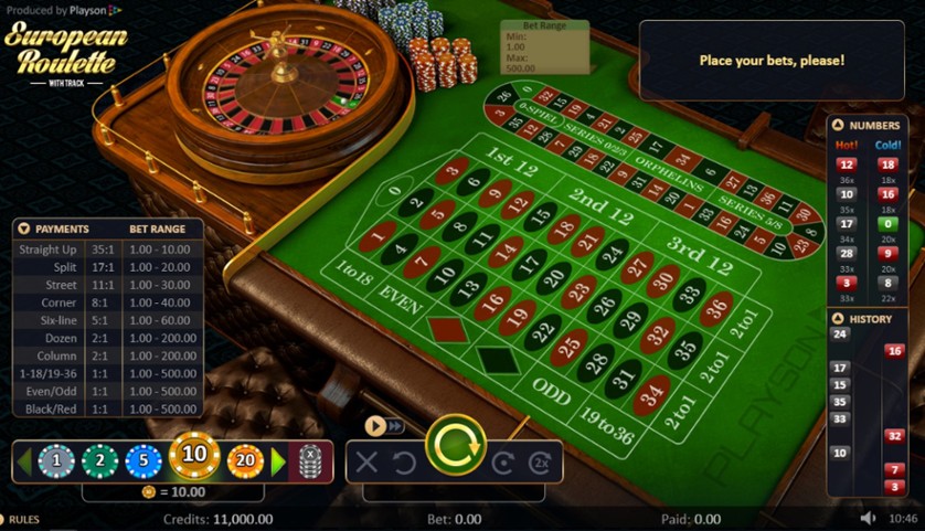 Roulette with Track High
