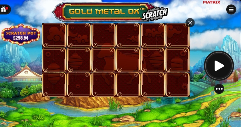 Gold Metal Ox Scratch
