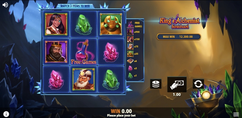 King's Alchemist Scratchcard