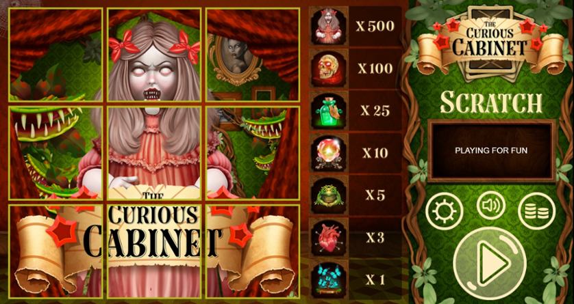 The Curious Cabinet Scratch — Juega 100% gratis en modo demo 2 The Curious Cabinet Scratch