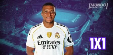 El 1x1 del Real Madrid ante el Osasuna en el Santiago Bernabeu 10 Kylian Mbappe