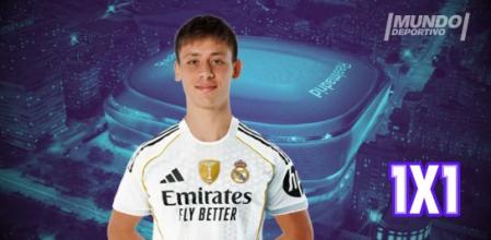 El 1x1 del Real Madrid ante el Osasuna en el Santiago Bernabeu 8 Arda Guler