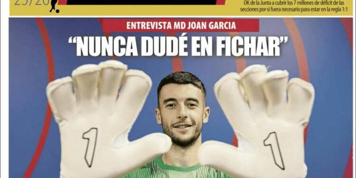 La inscripción de Joan Garcia y la huella de Xabi Alonso, protagonistas de las portadas 1 689d7b9090319.r d.242 317 0