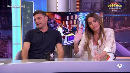 Joaquín Sánchez and Susana Saborido, in 'El Hormiguero'