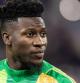 André Onana durante un partido con el Manchester United