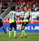 El Bayern Múnich pisotea al Hamburgo 2 Beier celebra su gol junto a Adeyemi, que le dio el pase decisivo (Photo by Christian Kaspar-Bartke/Getty Images)