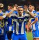 Celebración efusiva del canterano del Deportivo