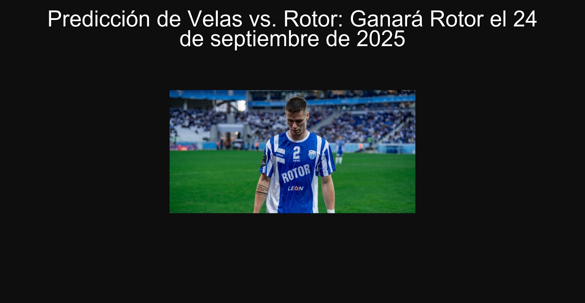 Candle prediction vs. Rotor: Rotor will win on September 24, 2025