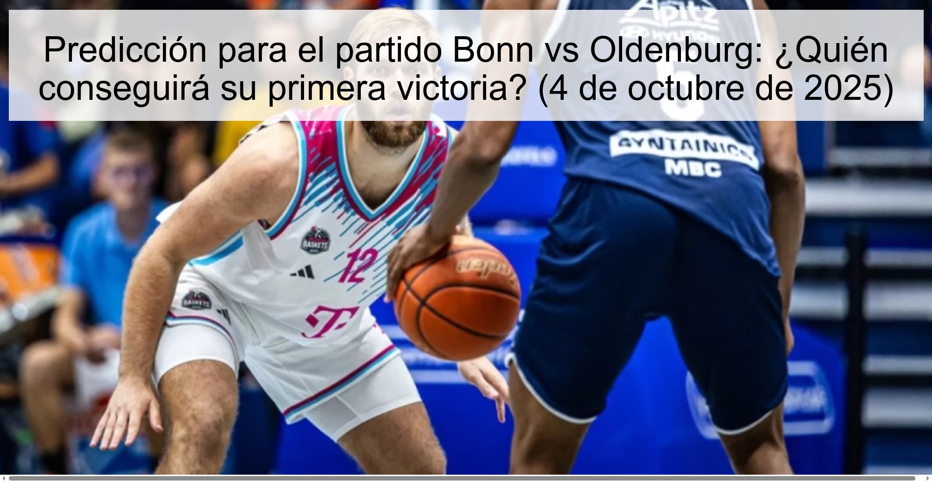 Prediction for the Bonn vs Oldenburg match: Who will get his first victory? (October 4, 2025) 1 Prediction for the Bonn vs Oldenburg match: Who will get his first victory? (October 4, 2025)