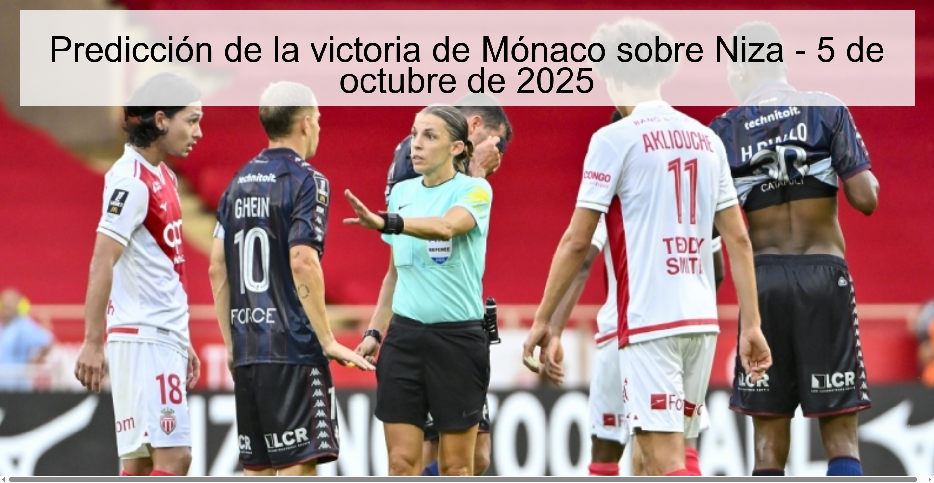 Mónaco's victory prediction on Nice - October 5, 2025