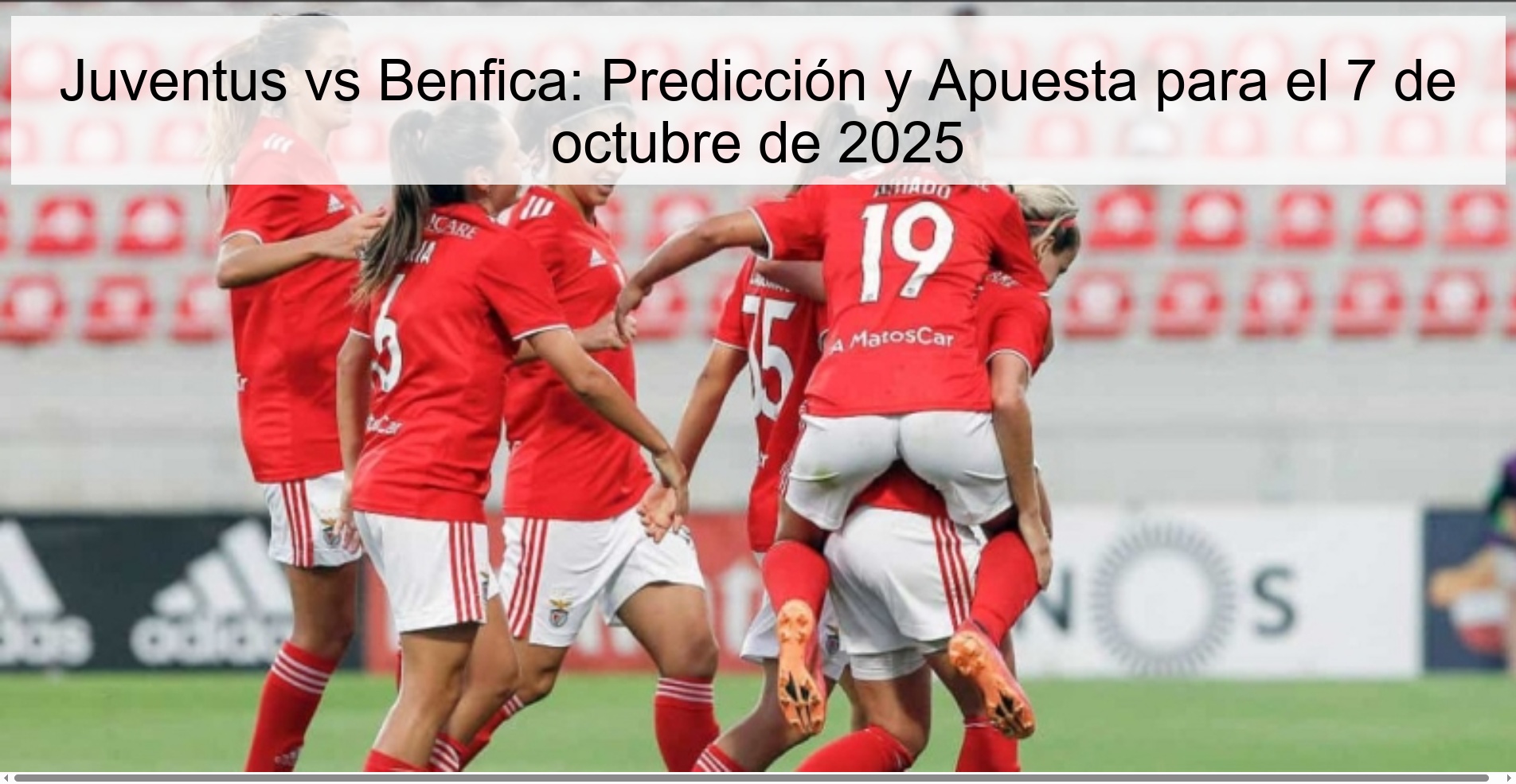 Juventus vs Benfica: Predicción y Apuesta para el 7 de octubre de 2025 1 309267