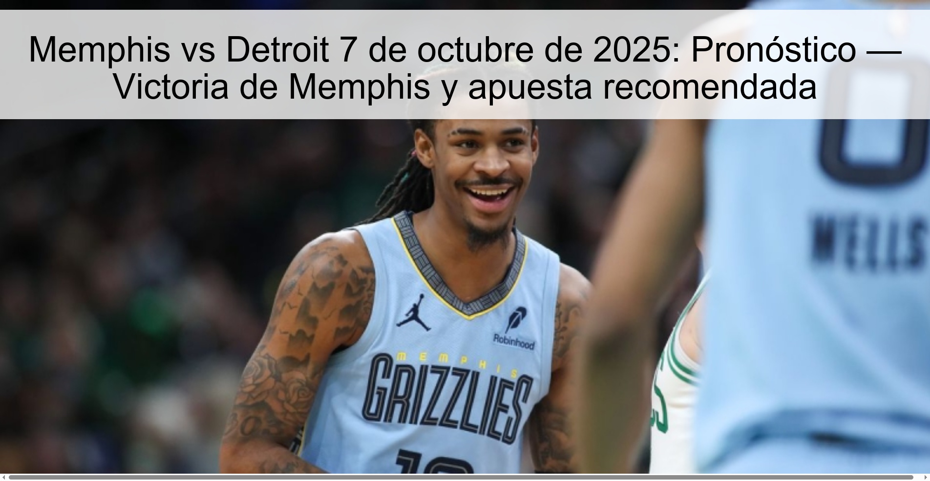 Memphis vs Detroit October 7, 2025: Prognosis - Memphis victory and recommended bet