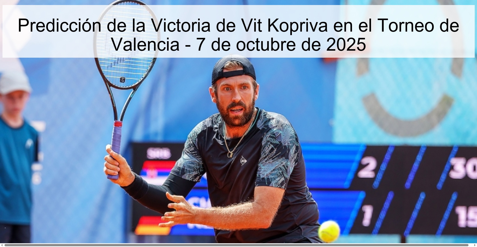 Prediction of Vit Kopriva victory in the Valencia Tournament - October 7, 2025
