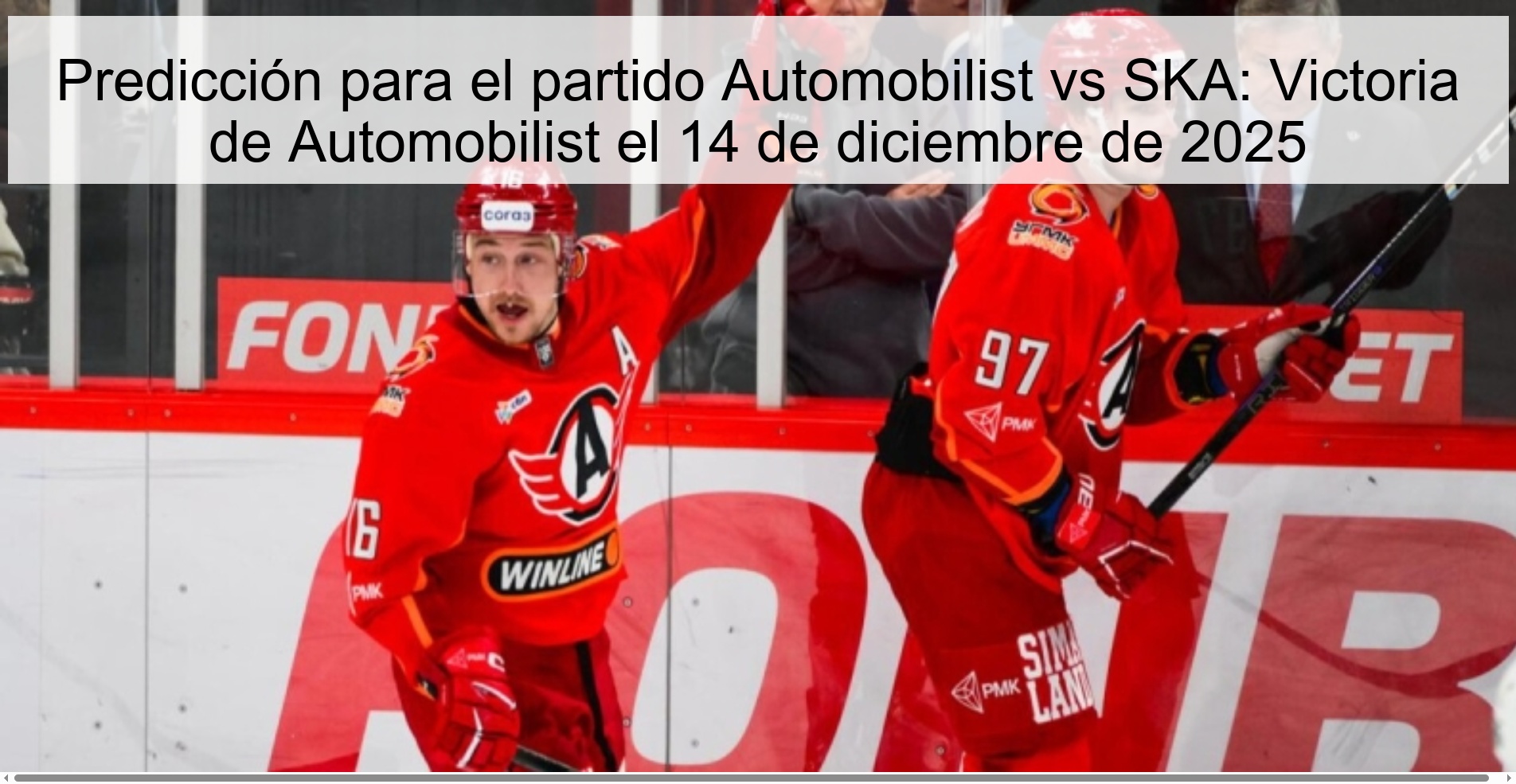 Prediction for the Automobilist vs SKA party: Automobilist Victoria on December 14, 2025 1 Prediction for the Automobilist vs SKA party: Automobilist Victoria on December 14, 2025