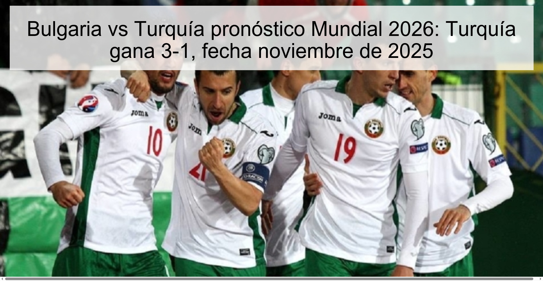 Bulgaria vs Türkiye World Cup 2026 prediction: Türkiye wins 3-1, date November 2025