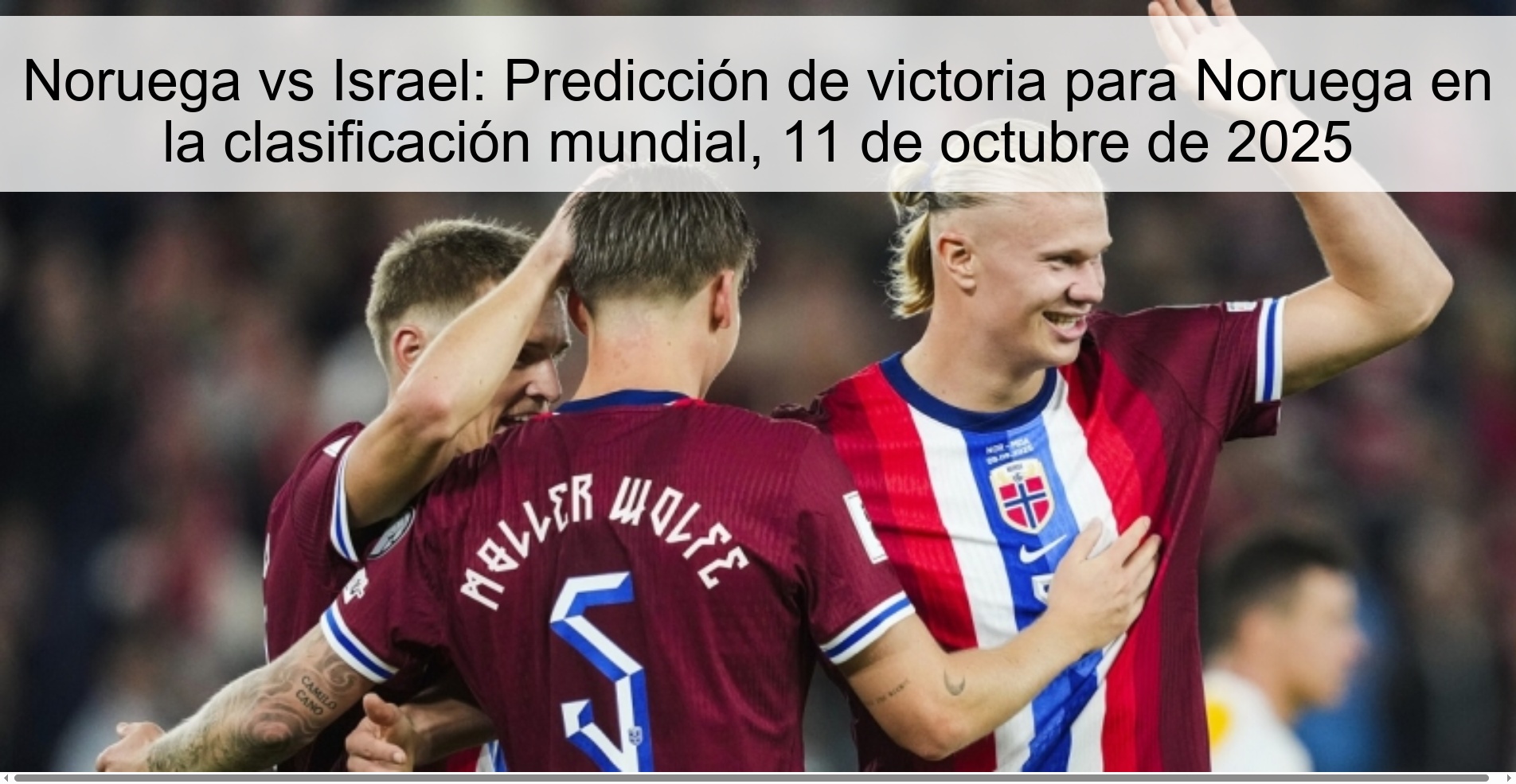 Norway vs Israel: Victory prediction for Norway in world rankings, October 11, 2025