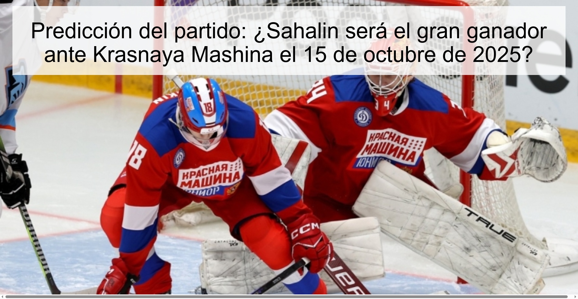Match Prediction: Will Sahalin be the big winner against Krasnaya Mashina on October 15, 2025? 1 312614