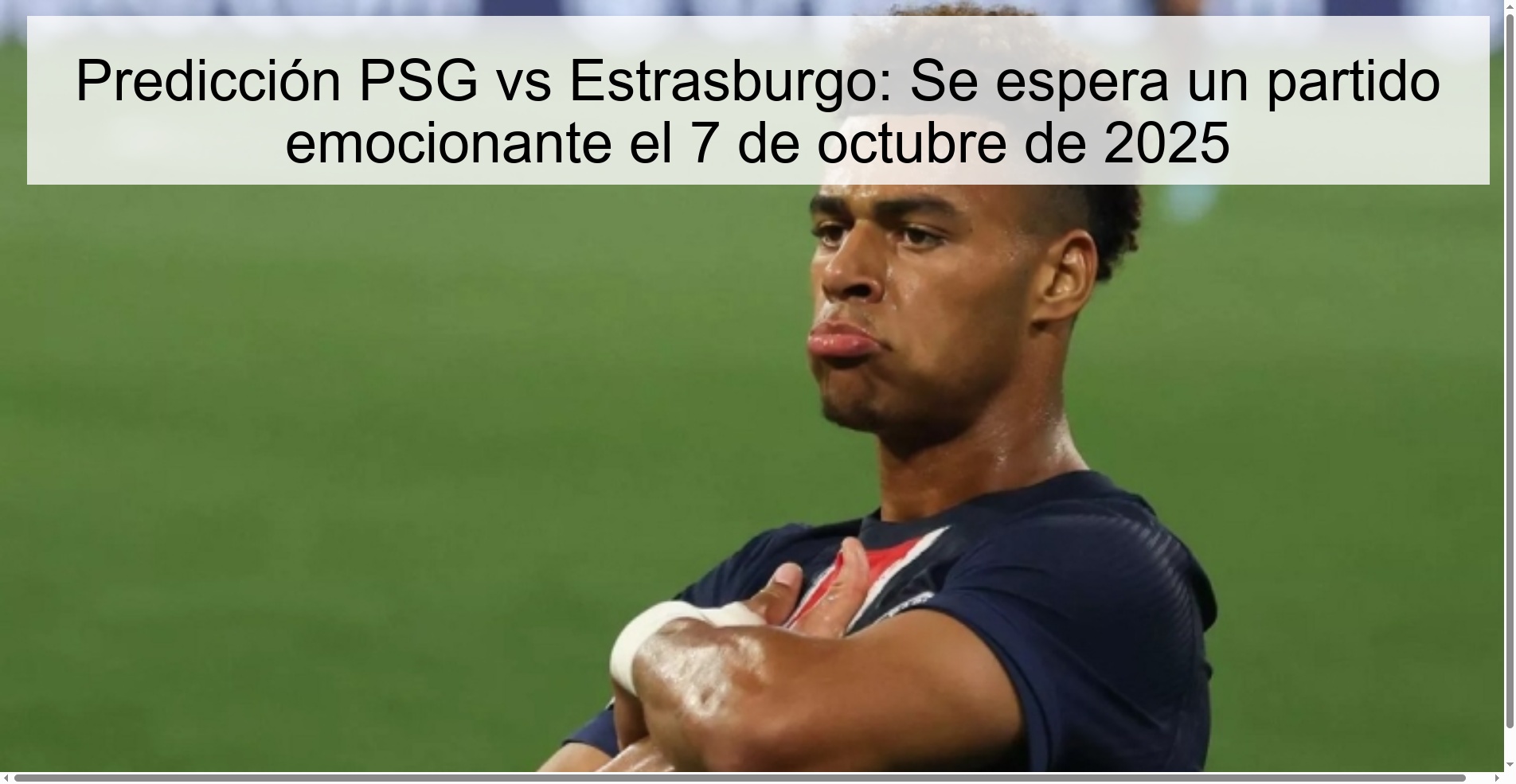 PSG vs Strasbourg Prediction: Exciting match expected on October 7, 2025