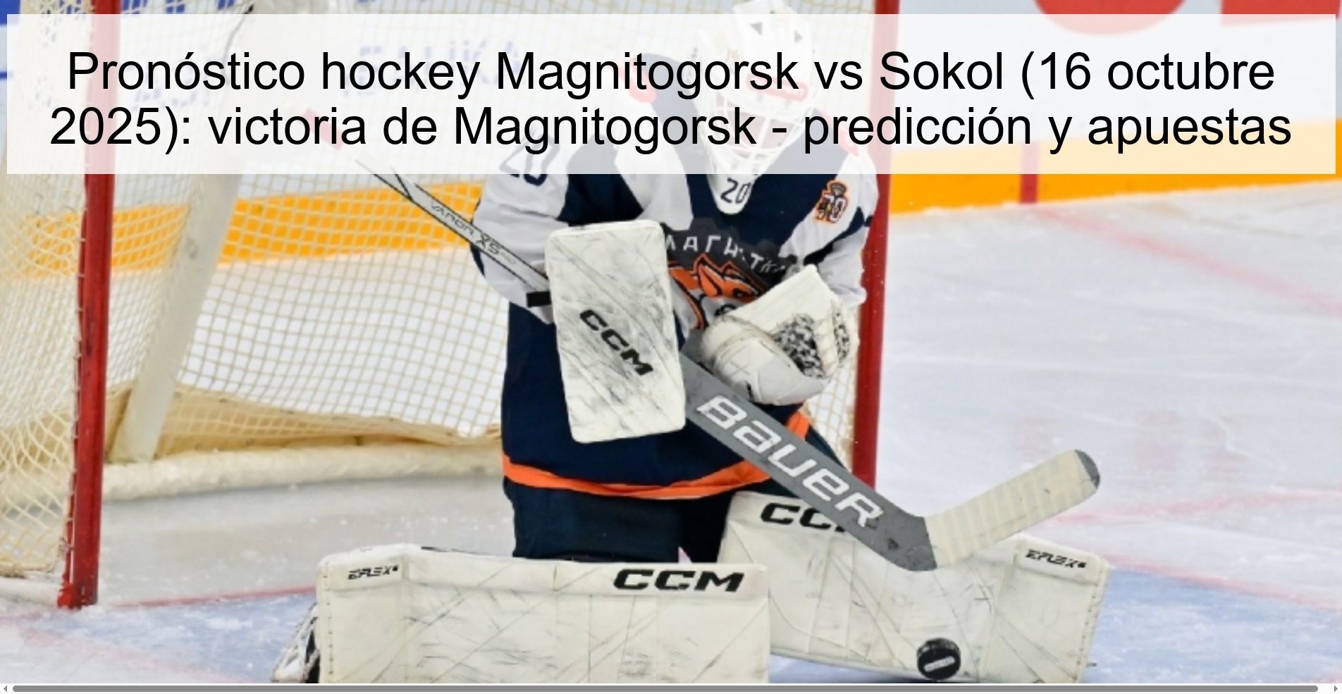Magnitogorsk vs Sokol hockey prediction (October 16, 2025): victory for Magnitogorsk - prediction and bets 1 312892