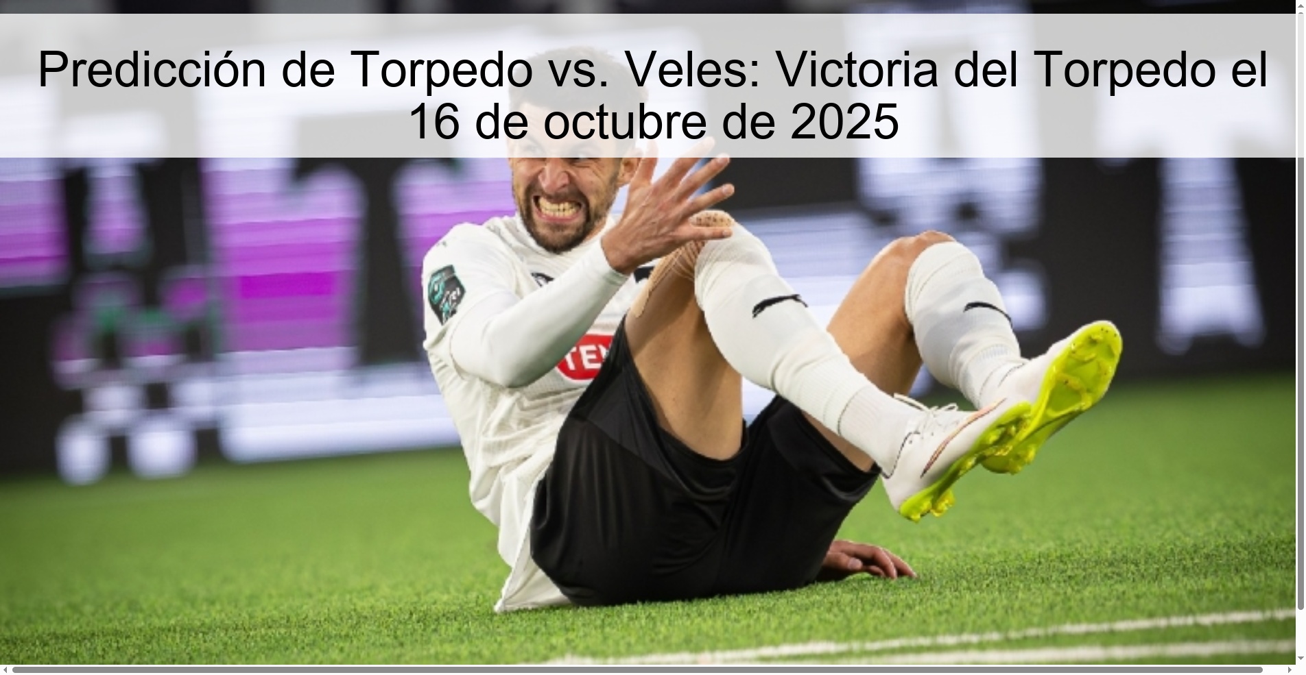 Torpedo vs. Prediction Veles: Torpedo Victory on October 16, 2025 1 Torpedo vs. Prediction Veles: Torpedo Victory on October 16, 2025