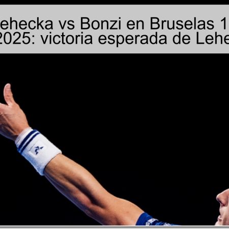 Predicción Lehecka vs Bonzi en Bruselas 17 de octubre de 2025: victoria esperada de Lehecka