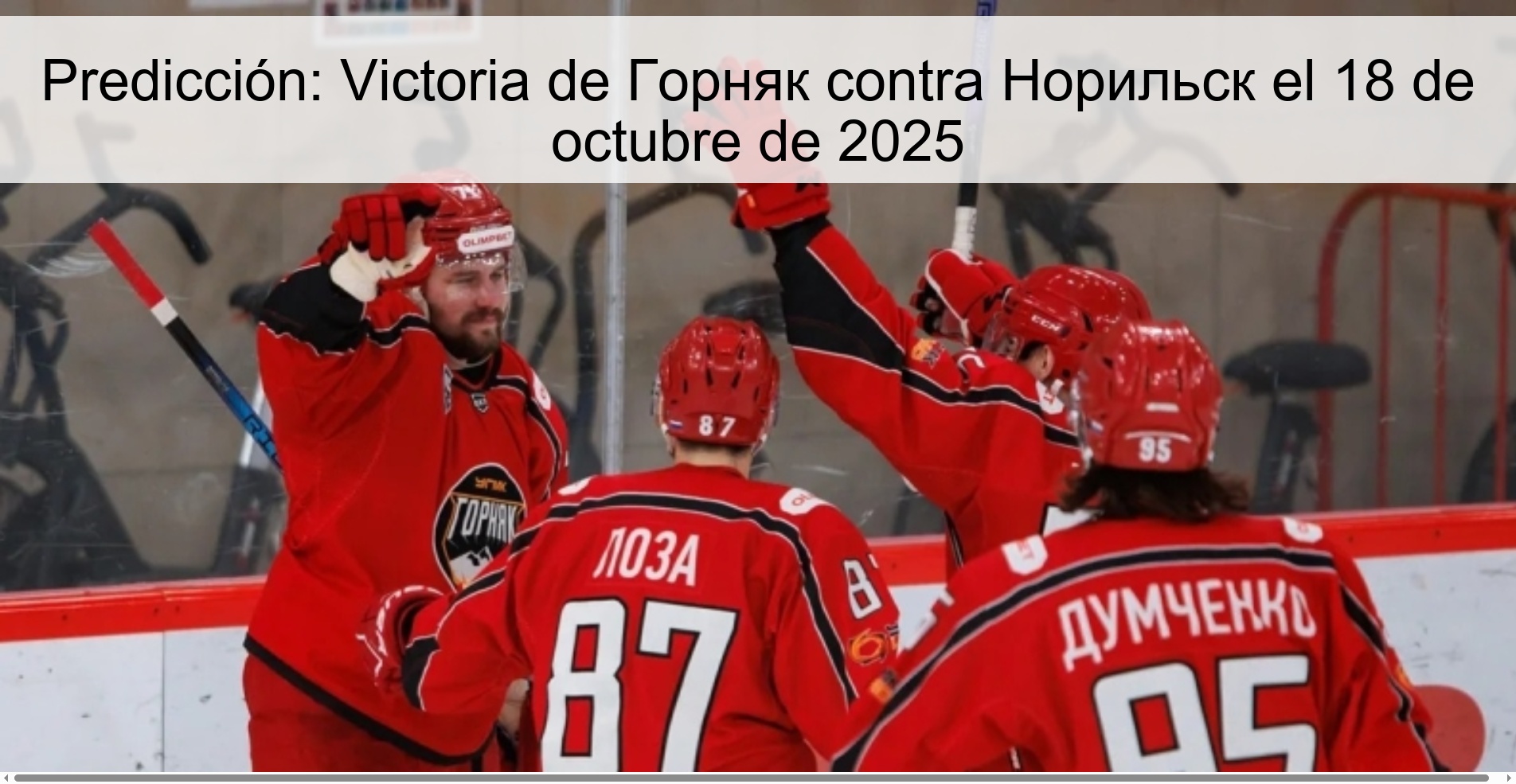 Prediction: Victory for Gornyak against Norilsk on October 18, 2025