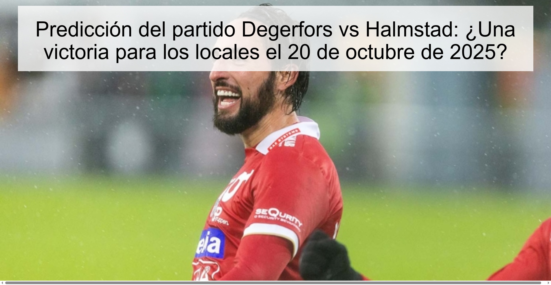 Degerfors vs Halmstad match prediction: A win for the home team on October 20, 2025?