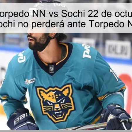 Pronóstico Torpedo NN vs Sochi 22 de octubre de 2025: Sochi no perderá ante Torpedo NN