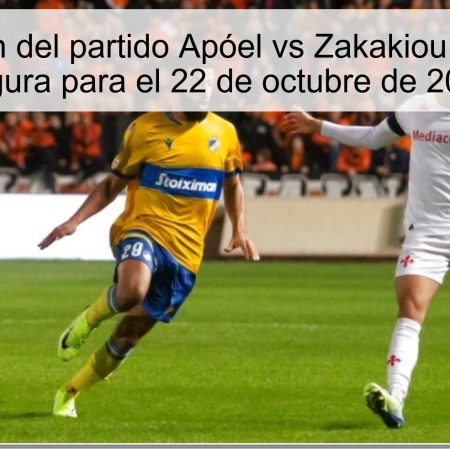 Predicción del partido Apóel vs Zakakiou – Apuesta segura para el 22 de octubre de 2025