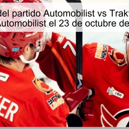 Predicción del partido Automobilist vs Traktor: ¡Victoria para Automobilist el 23 de octubre de 2025!