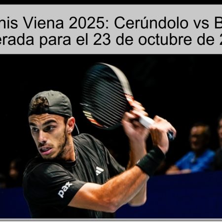 Predicción tenis Viena 2025: Cerúndolo vs Bublik, victoria esperada para el 23 de octubre de 2025
