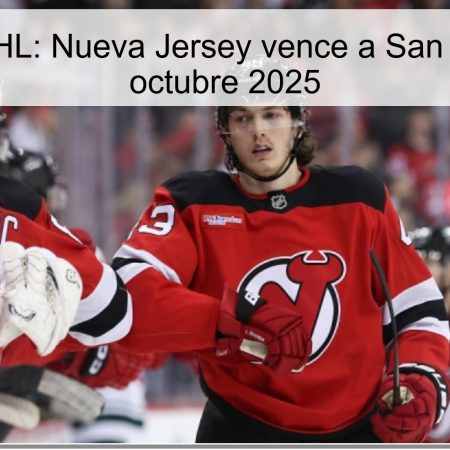Pronóstico NHL: Nueva Jersey vence a San José el 25 de octubre 2025
