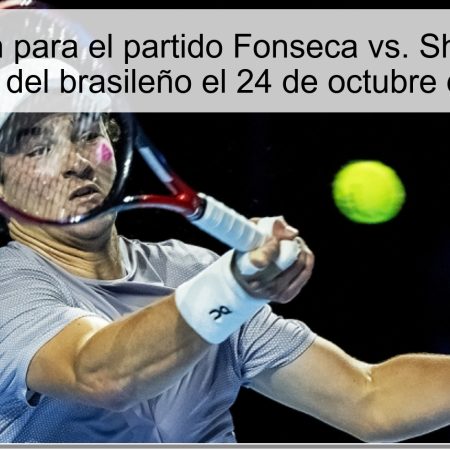 Predicción para el partido Fonseca vs. Shapovalov: ¿Victoria del brasileño el 24 de octubre de 2025?