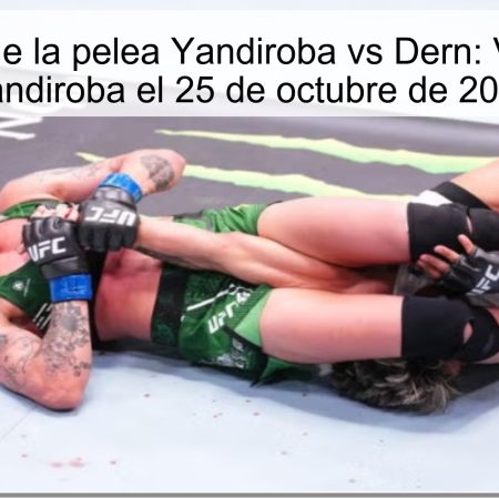 Predicción de la pelea Yandiroba vs Dern: Victoria para Yandiroba el 25 de octubre de 2025