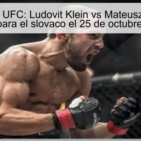 Predicción UFC: Ludovit Klein vs Mateusz Rebecki – ¿Victoria para el slovaco el 25 de octubre de 2025?