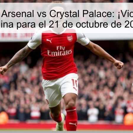 Predicción Arsenal vs Crystal Palace: ¡Victoria por la mínina para el 21 de octubre de 2025!