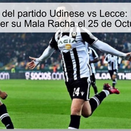 Predicción del partido Udinese vs Lecce: El Udinese Busca Romper su Mala Racha el 25 de Octubre de 2025