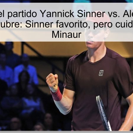 Predicción del partido Yannick Sinner vs. Alex De Minaur el 25 de octubre: Sinner favorito, pero cuidado con De Minaur