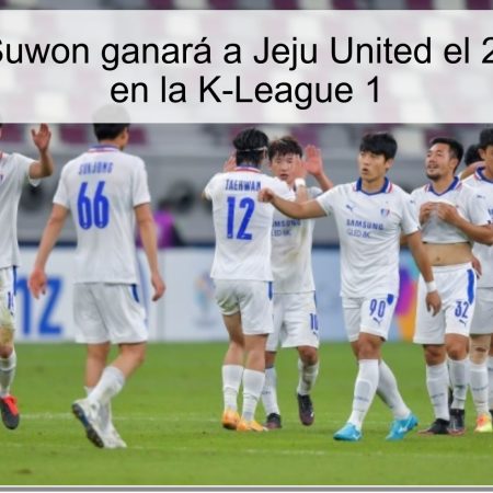 Predicción: Suwon ganará a Jeju United el 25 de octubre en la K-League 1