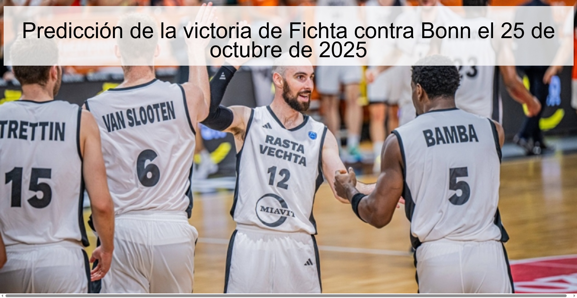 Prediction of Fichta's victory against Bonn on October 25, 2025