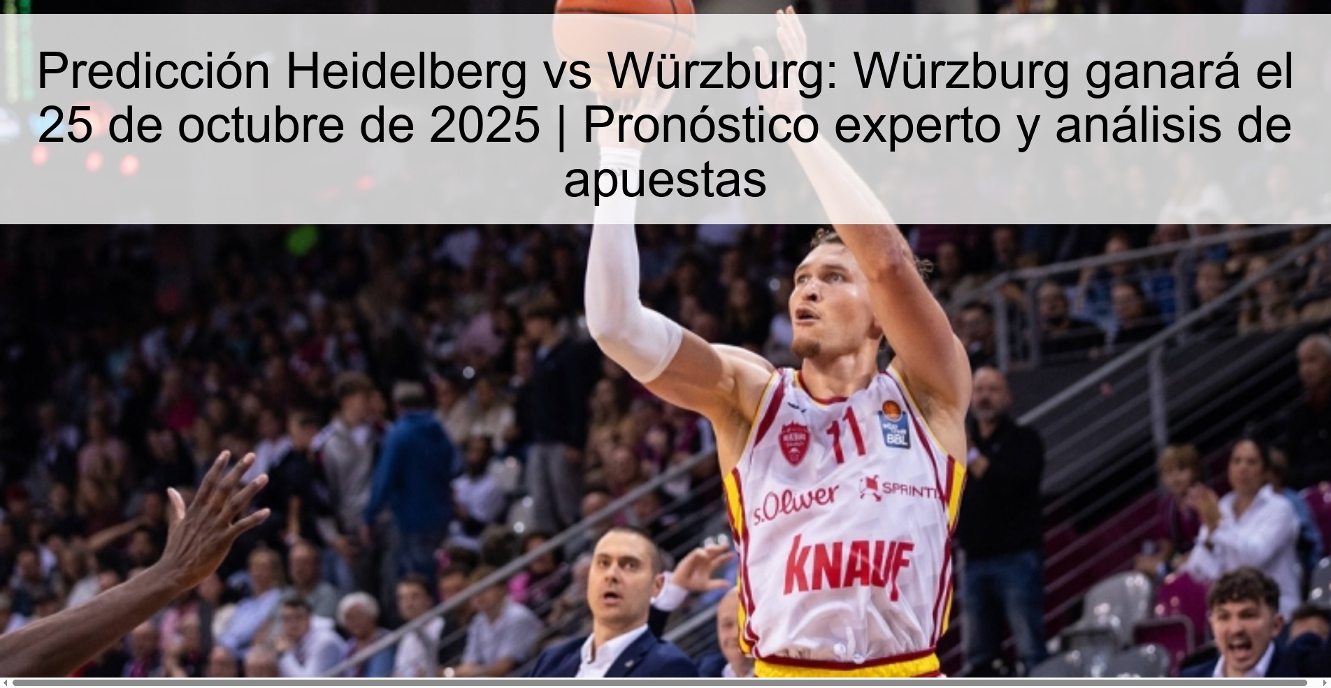 Heidelberg vs Würzburg Prediction: Würzburg will win on October 25, 2025 | Expert Forecast and Betting Analysis 1 316358