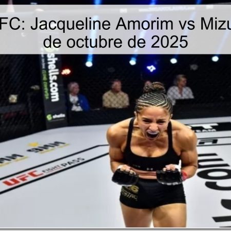 Predicción UFC: Jacqueline Amorim vs Mizuki Inoue – 25 de octubre de 2025
