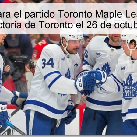 Pronóstico para el partido Toronto Maple Leafs vs Buffalo Sabres: ¡Victoria de Toronto el 26 de octubre de 2025!