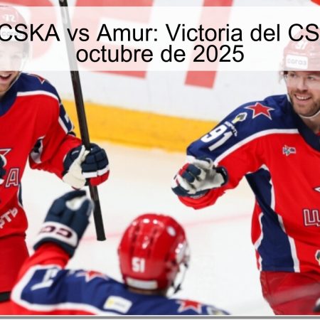 Pronóstico CSKA vs Amur: Victoria del CSKA el 26 de octubre de 2025