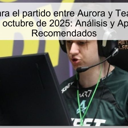 Predicción para el partido entre Aurora y Team Yandex el 26 de octubre de 2025: Análisis y Apuesta Recomendados