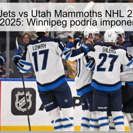 Pronóstico Jets vs Utah Mammoths NHL 2025 – 27 de octubre de 2025: Winnipeg podría imponerse en casa